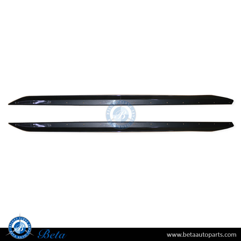 Side Skirts Mouldings M-Perfromance for M-Tek Carbon for BMW 3 Series G20 2019-Up models, Part Number 51192455896 / 51192455897 Side Skirts Mouldings M-Perfromance for M-Tek Carbon for BMW 3 Series G20 2019-Up models, Part Number 51192455896 / 51192455897